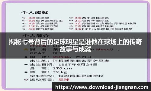 揭秘七号背后的足球明星是谁他在球场上的传奇故事与成就
